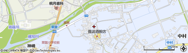 兵庫県神崎郡神河町中村164周辺の地図