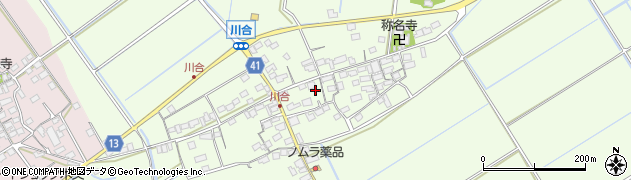 滋賀県東近江市川合町1537周辺の地図