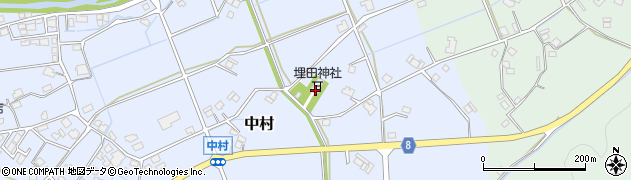兵庫県神崎郡神河町中村629周辺の地図