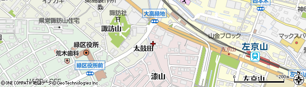 愛知県名古屋市緑区漆山121周辺の地図
