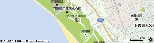 沼津御用邸記念公園 そば処周辺の地図