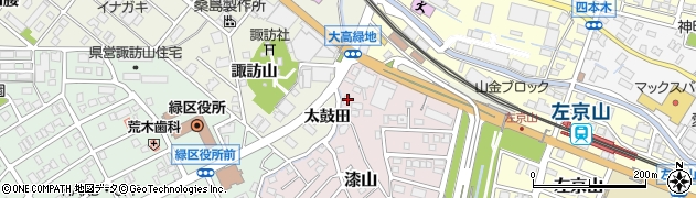 愛知県名古屋市緑区漆山123周辺の地図