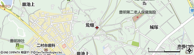 愛知県豊明市沓掛町荒畑周辺の地図