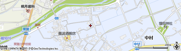 兵庫県神崎郡神河町中村196周辺の地図