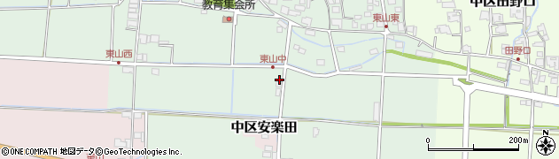 兵庫県多可郡多可町中区東山196周辺の地図