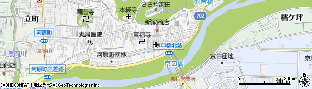 兵庫県丹波篠山市河原町54周辺の地図