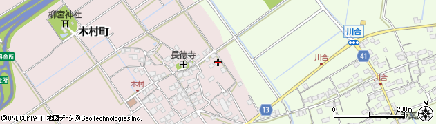 滋賀県東近江市木村町657周辺の地図