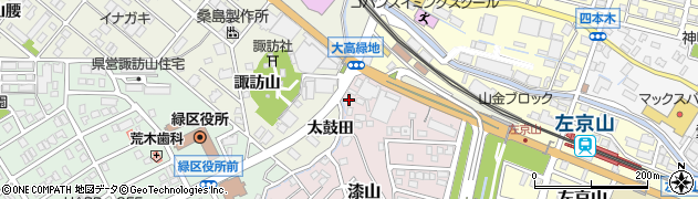 愛知県名古屋市緑区漆山110周辺の地図