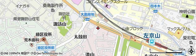 愛知県名古屋市緑区漆山141周辺の地図