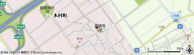 滋賀県東近江市木村町572周辺の地図
