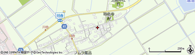 滋賀県東近江市川合町1518周辺の地図