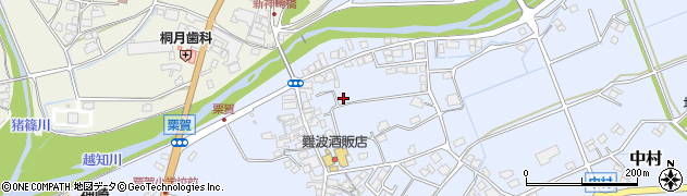 兵庫県神崎郡神河町中村171周辺の地図