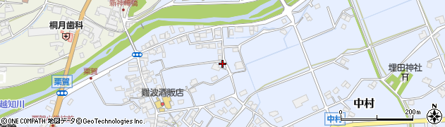 兵庫県神崎郡神河町中村208周辺の地図