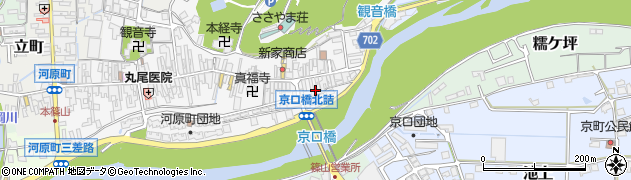 兵庫県丹波篠山市河原町8周辺の地図