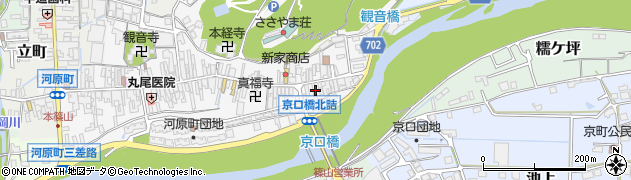 兵庫県丹波篠山市河原町7周辺の地図
