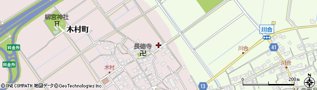 滋賀県東近江市木村町960周辺の地図