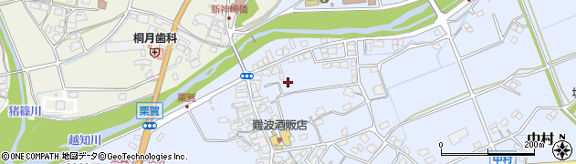 兵庫県神崎郡神河町中村172周辺の地図