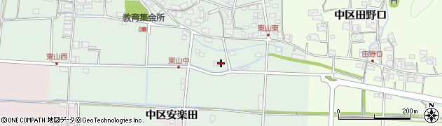 兵庫県多可郡多可町中区東山152周辺の地図