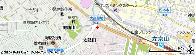 愛知県名古屋市緑区漆山102周辺の地図