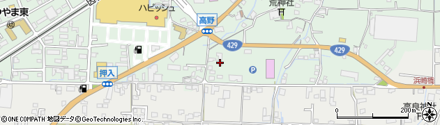 岡山県津山市高野本郷2439周辺の地図