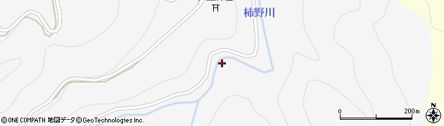 愛知県東栄町（北設楽郡）中設楽（今損）周辺の地図
