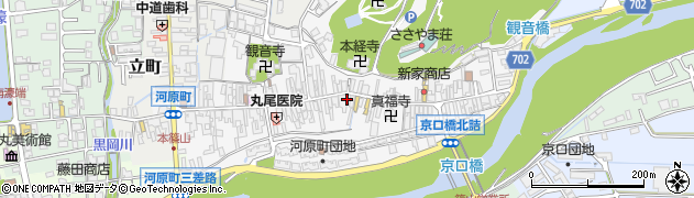 前川藍染店周辺の地図