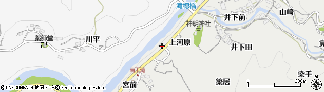 愛知県豊田市王滝町上河原8周辺の地図