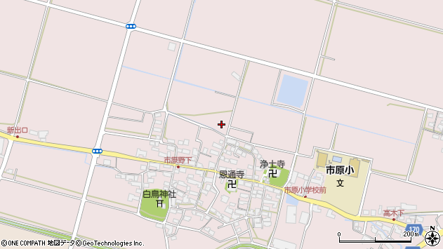 〒527-0224 滋賀県東近江市市原野町の地図