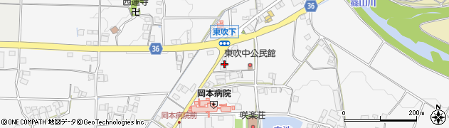 兵庫県丹波篠山市東吹941周辺の地図