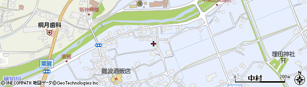 兵庫県神崎郡神河町中村207周辺の地図