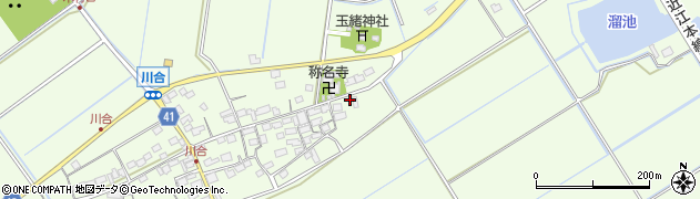 滋賀県東近江市川合町883周辺の地図