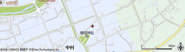 兵庫県神崎郡神河町中村521周辺の地図