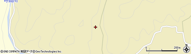 愛知県設楽町（北設楽郡）田内（中津沢）周辺の地図