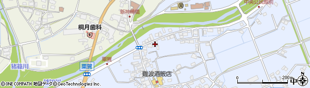 兵庫県神崎郡神河町中村186周辺の地図