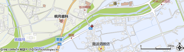 兵庫県神崎郡神河町中村184周辺の地図