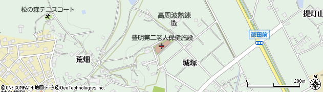 愛知県豊明市沓掛町城塚1周辺の地図