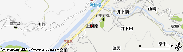 愛知県豊田市王滝町上河原15周辺の地図