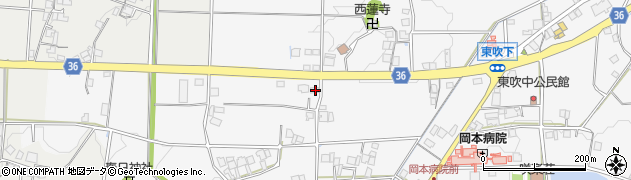 兵庫県丹波篠山市東吹632周辺の地図