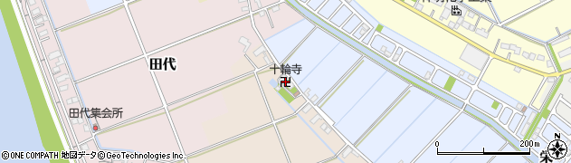 十輪寺周辺の地図