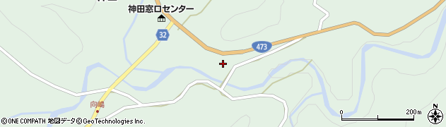 愛知県北設楽郡設楽町神田西周辺の地図