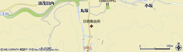 愛知県豊田市坂上町丸塚周辺の地図