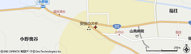 ローソン篠山安田店周辺の地図