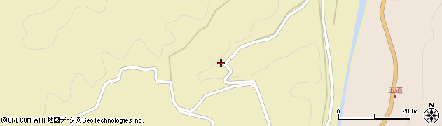 愛知県設楽町（北設楽郡）田内（森脇）周辺の地図