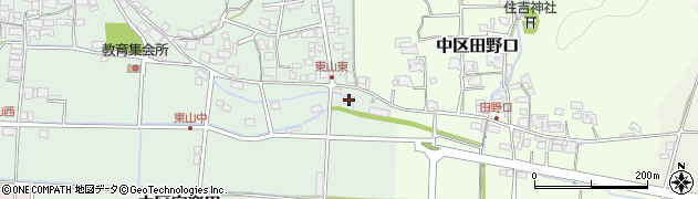 兵庫県多可郡多可町中区東山129周辺の地図
