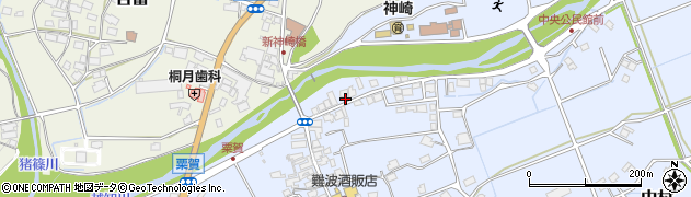 兵庫県神崎郡神河町中村230周辺の地図