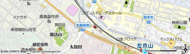 名古屋市役所　緑政土木局緑土木事務所周辺の地図