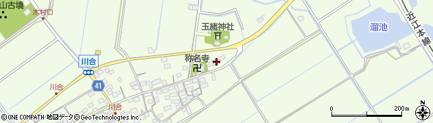 滋賀県東近江市川合町892周辺の地図