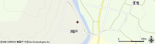 岡山県美作市川戸56周辺の地図