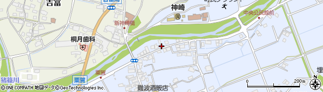兵庫県神崎郡神河町中村232周辺の地図