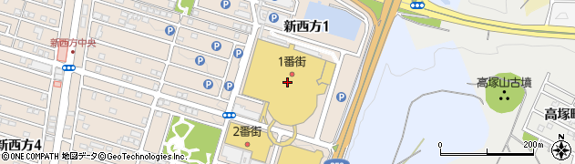 マクドナルドイオンモール桑名アンク店周辺の地図